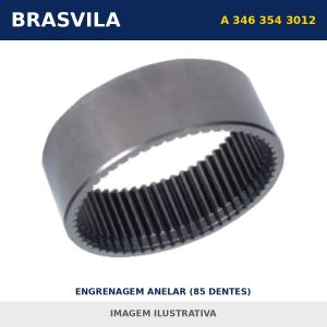 ENGRENAGEM ANELAR (85 DENTES) A 346 354 3012 Mercedes-Benz BRASVILA – imagem ilustrativa