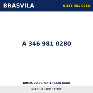 BUCHA DO SUPORTE PLANETÁRIO A 346 981 0280 / F94615 Mercedes-Benz BRASVILA – imagem ilustrativa