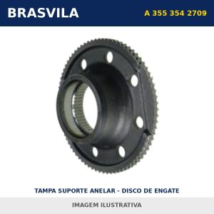TAMPA SUPORTE ANELAR - DISCO DE ENGATE A 355 354 2709 Mercedes-Benz BRASVILA – imagem ilustrativa