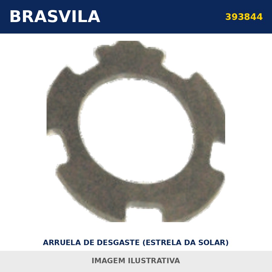 ARRUELA DE DESGASTE (ESTRELA DA SOLAR) 393844 Scania BRASVILA – imagem ilustrativa ARRUELA DE DESGASTE (ESTRELA DA SOLAR) 393844 Scania BRASVILA – imagem ilustrativa