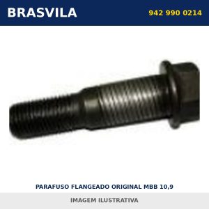 PARAFUSO FLANGEADO MBB 10,9 A 942 990 0214 / A 624 354 0171 Mercedes-Benz BRASVILA – imagem ilustrativa