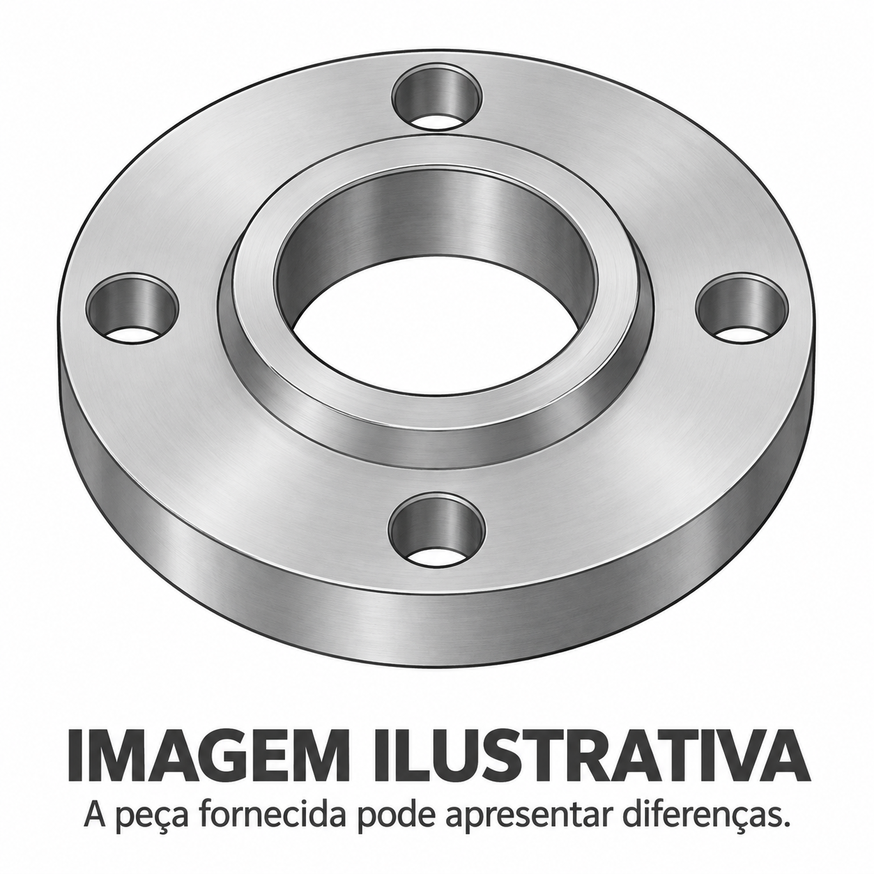 FLANGE DE SUPORTE – 4474.351.196 – imagem ilustrativa Imagem ilustrativa — representação genérica de flange. A peça fornecida pode apresentar diferenças.