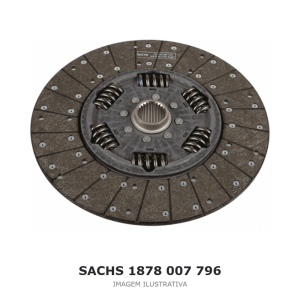 DISCO DE EMBREAGEM SACHS – 1878 007 796 – imagem ilustrativa