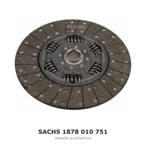 DISCO DE EMBREAGEM SACHS – 1878 010 751 – imagem ilustrativa