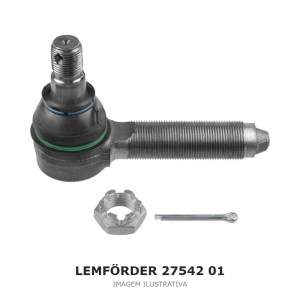 TERMINAL DE DIREÇÃO LEMFÖRDER VOLKSWAGEN – 27542 01 – imagem ilustrativa