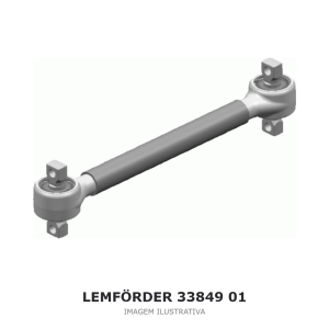 BARRA DE REAÇÃO (BRAÇO OSCILANTE) LEMFÖRDER MERCEDES-BENZ – 33849 01 – imagem ilustrativa