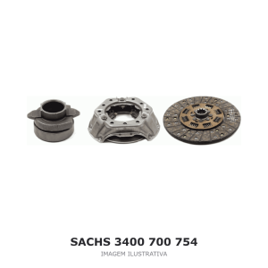 KIT DE EMBREAGEM SACHS – 3400 700 754 – imagem ilustrativa