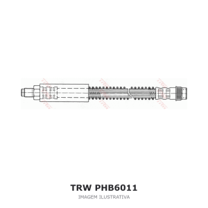 FLEXÍVEL DE FREIO TRW – PHB6011 – imagem ilustrativa