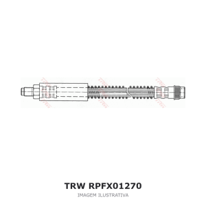 FLEXÍVEL DE FREIO TRW – RPFX01270 – imagem ilustrativa