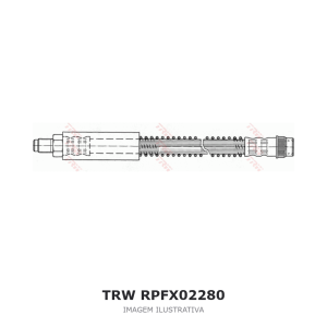 FLEXÍVEL DE FREIO TRW – RPFX02280 – imagem ilustrativa