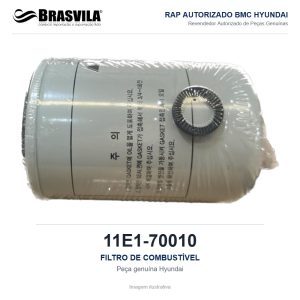 FILTRO DE COMBUSTÍVEL HYUNDAI 11E1-70010 – GENUÍNO – imagem ilustrativa