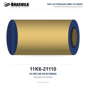 FILTRO DE AR EXTERNO HYUNDAI 11K6-21110 – GENUÍNO – imagem ilustrativa