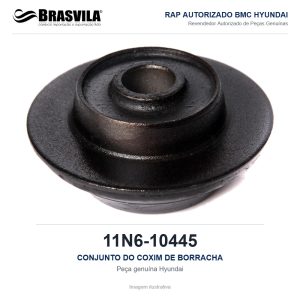 CONJUNTO DO COXIM DE BORRACHA HYUNDAI 11N6-10445 – GENUÍNO – imagem ilustrativa
