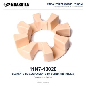 ELEMENTO DO ACOPLAMENTO DA BOMBA HIDRÁULICA HYUNDAI 11N7-10020 – GENUÍNO – R210LC-7 / R210LC-9 / R200W-7 / R140W-9 – imagem ilustrativa