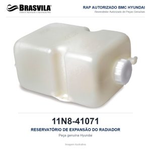 RESERVATÓRIO DE EXPANSÃO DO RADIADOR HYUNDAI 11N8-41071 – GENUÍNO – R210LC-9 / R220LC-9S / R260LC-9S / HX220L – imagem ilustrativa