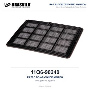 FILTRO DO AR-CONDICIONADO HYUNDAI 11Q6-90240 – GENUÍNO – imagem ilustrativa
