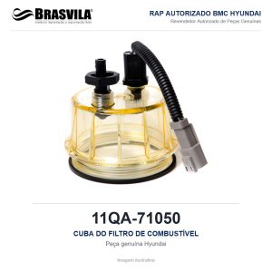 CUBA DO FILTRO DE COMBUSTÍVEL HYUNDAI 11QA-71050 – GENUÍNO – imagem ilustrativa