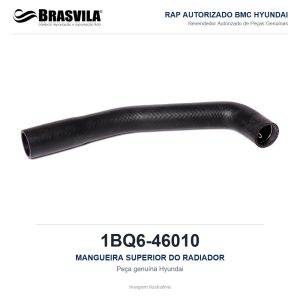 MANGUEIRA SUPERIOR DO RADIADOR HYUNDAI 1BQ6-46010 – GENUÍNO – imagem ilustrativa