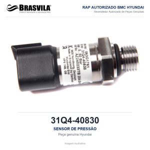 SENSOR DE PRESSÃO HYUNDAI 31Q4-40830 – GENUÍNO – R210LC-9 / R220LC-9S / HX220L / R260LC-9S – imagem ilustrativa