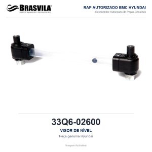 VISOR DE NÍVEL HYUNDAI 33Q6-02600 – GENUÍNO – imagem ilustrativa
