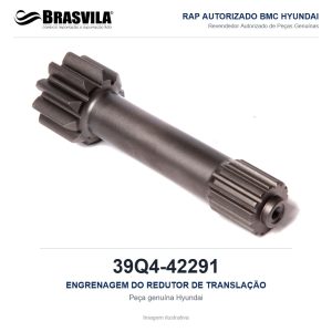 ENGRENAGEM DO REDUTOR DE TRANSLAÇÃO HYUNDAI 39Q4-42291 – GENUÍNO – imagem ilustrativa