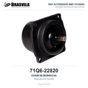 COXIM DE BORRACHA HYUNDAI 71Q6-22820 – GENUÍNO – imagem ilustrativa