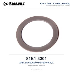 ANEL DE VEDAÇÃO DE SEGURANÇA HYUNDAI 81E1-3201 – GENUÍNO – imagem ilustrativa
