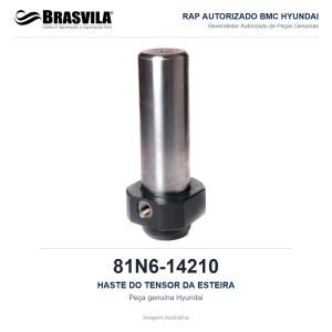 HASTE DO TENSOR DA ESTEIRA HYUNDAI 81N6-14210 – GENUÍNO – R220LC-9S / R250LC-7 – imagem ilustrativa