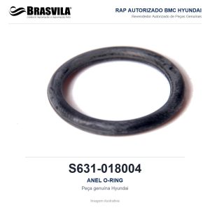 ANEL O-RING HYUNDAI S631-018004 – GENUÍNO – imagem ilustrativa
