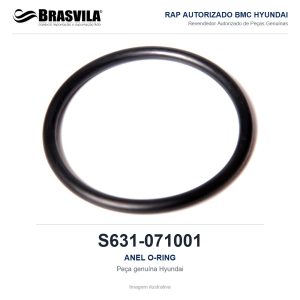 ANEL O-RING HYUNDAI S631-071001 – GENUÍNO – imagem ilustrativa