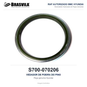VEDADOR DE POEIRA DO PINO HYUNDAI S700-070206 – GENUÍNO – imagem ilustrativa