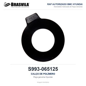 CALÇO DE POLÍMERO HYUNDAI S993-065125 – GENUÍNO – imagem ilustrativa