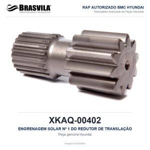 ENGRENAGEM SOLAR Nº 1 DO REDUTOR DE TRANSLAÇÃO HYUNDAI XKAQ-00402 – GENUÍNO – R210LC-7 / R210LC-9 / R220LC-9S – imagem ilustrativa