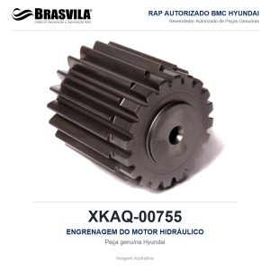 ENGRENAGEM DO MOTOR HIDRÁULICO HYUNDAI XKAQ-00755 – GENUÍNO – imagem ilustrativa