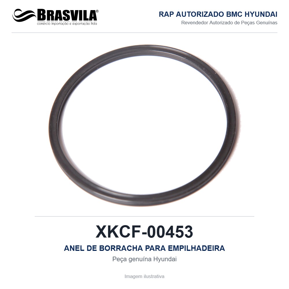 ANEL DE BORRACHA PARA EMPILHADEIRA HYUNDAI XKCF-00453 – GENUÍNO – imagem ilustrativa ANEL DE BORRACHA PARA EMPILHADEIRA HYUNDAI XKCF-00453 – GENUÍNO – imagem ilustrativa
