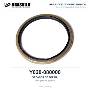 VEDADOR DE POEIRA HYUNDAI Y020-080000 – GENUÍNO – imagem ilustrativa