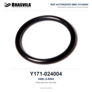 ANEL O-RING HYUNDAI Y171-024004 – GENUÍNO – imagem ilustrativa